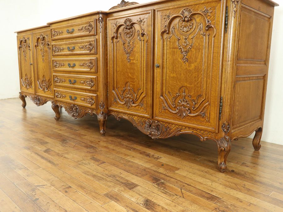 アンティーク家具 ダイニング9点セット 65319