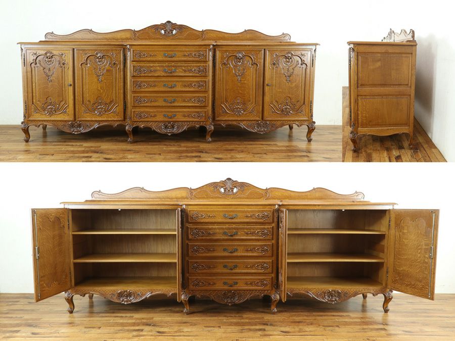 アンティーク家具 ダイニング9点セット 65319