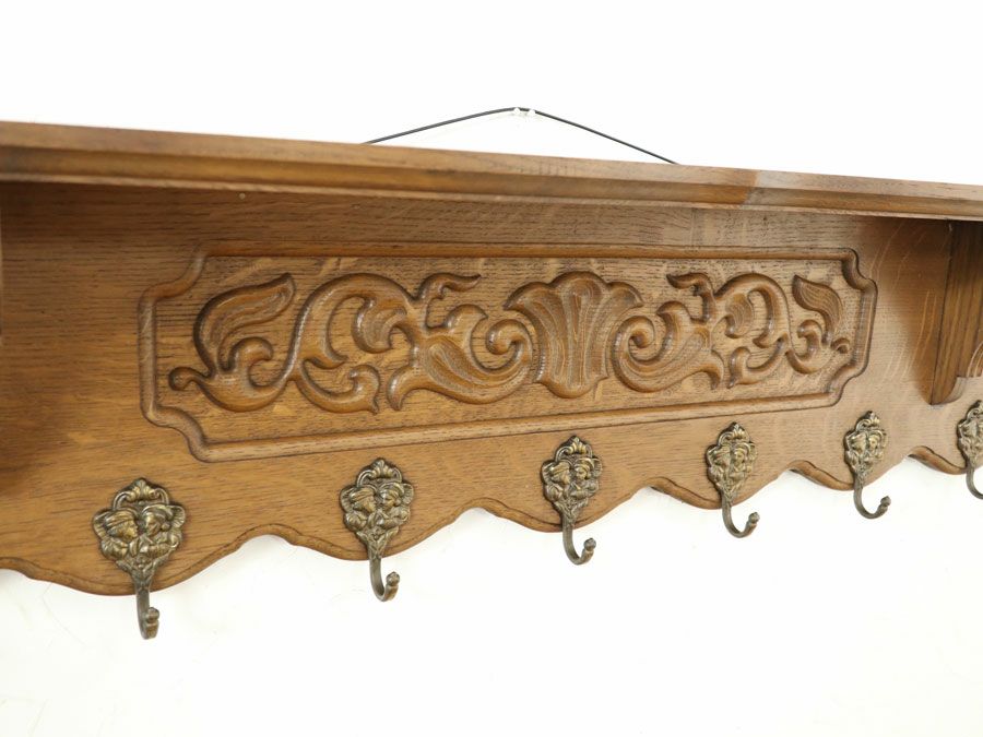 アンティーク家具 ウォールハンガー 65298a