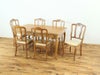 アンティークテーブル・チェア6脚セット 65233