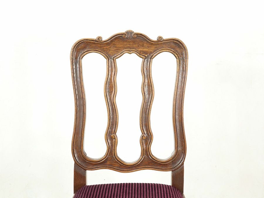 アンティークテーブル・チェア6脚セット 65206