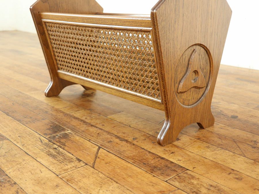 アンティーク家具 マガジンラック 65237d
