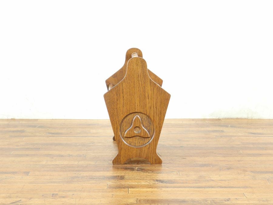 アンティーク家具 マガジンラック 65237d