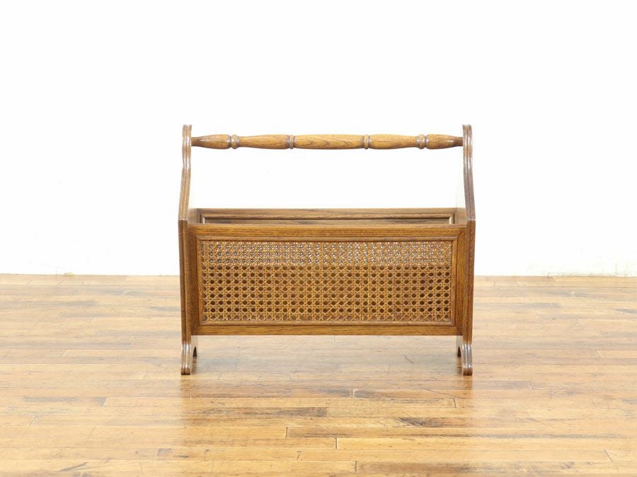 アンティーク家具 マガジンラック 65237d