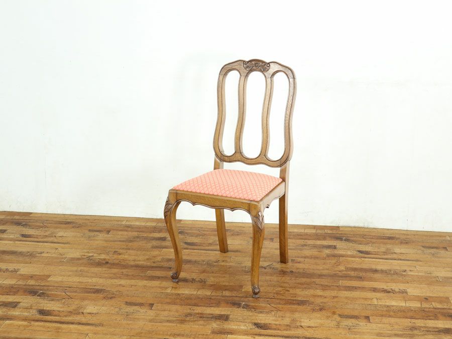 アンティーク張替済ダイニングチェア 65290