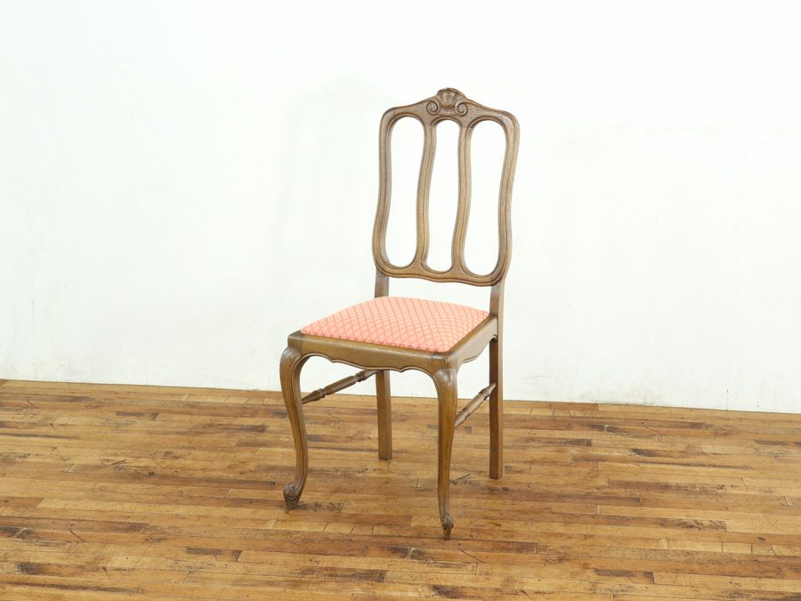 座面張り替え済 ダイニングチェア 65214b