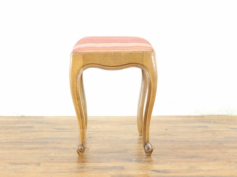 アンティーク家具 張替済スツール 65220