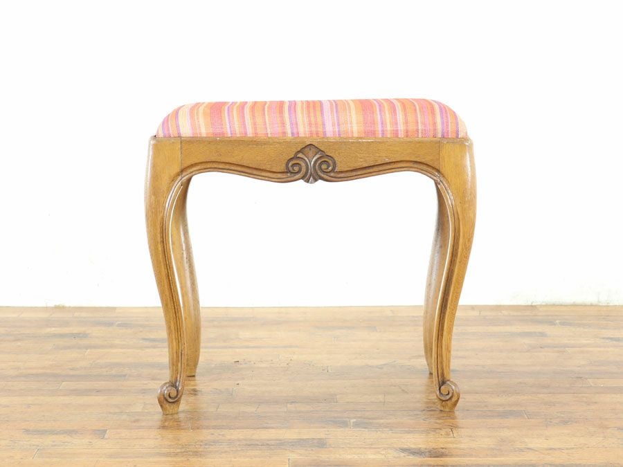 アンティーク家具 張替済スツール 65220