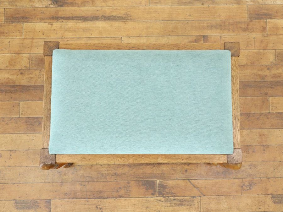 アンティーク家具 張替済スツール 65244b