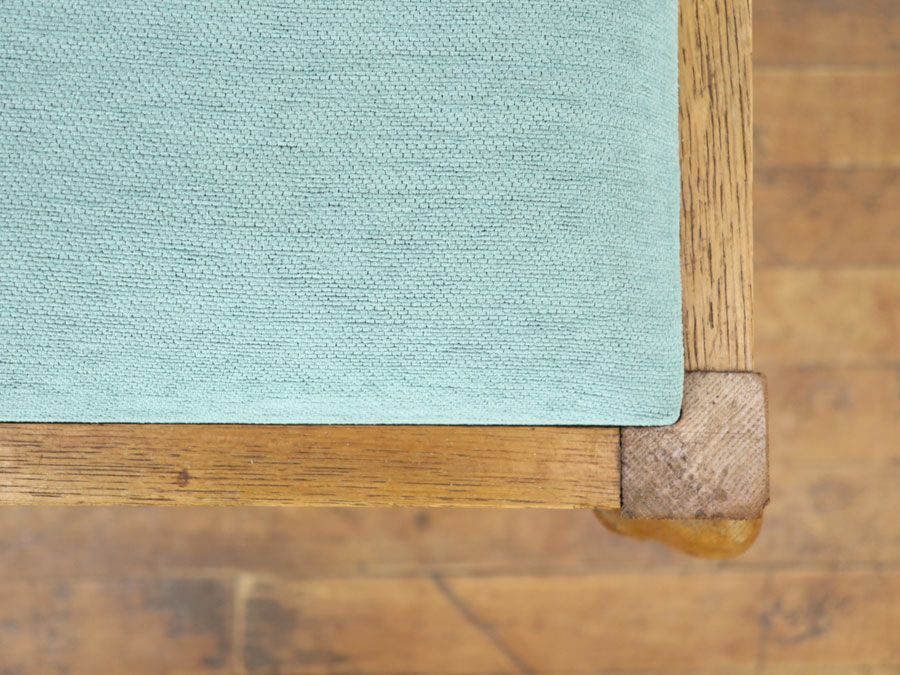 アンティーク家具 張替済スツール 65244b