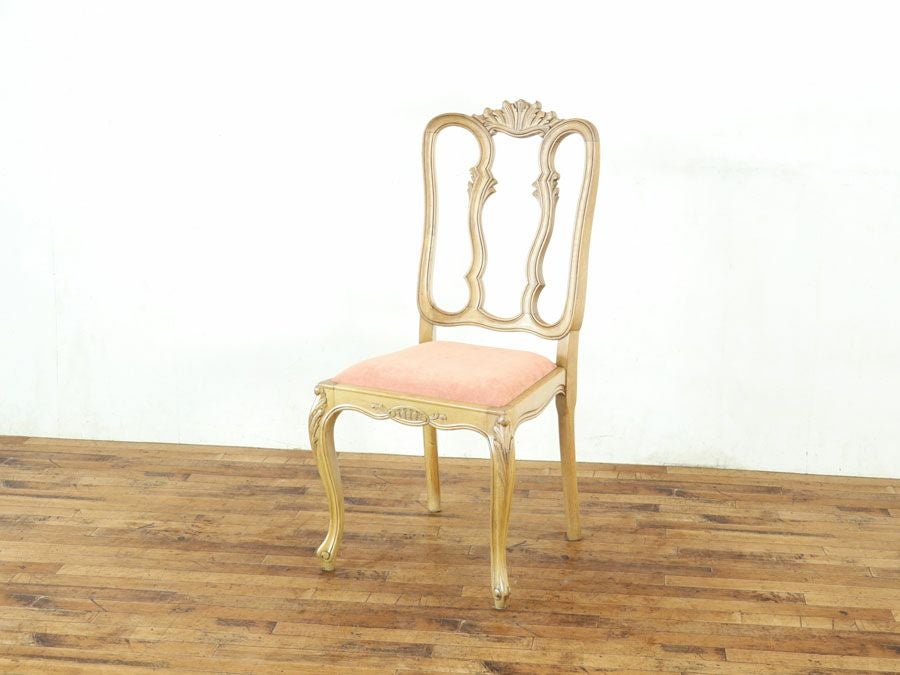 アンティーク 張替済ダイニングチェア 65323c