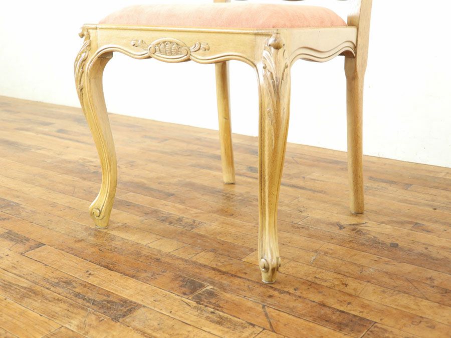 アンティーク 張替済ダイニングチェア 65323c