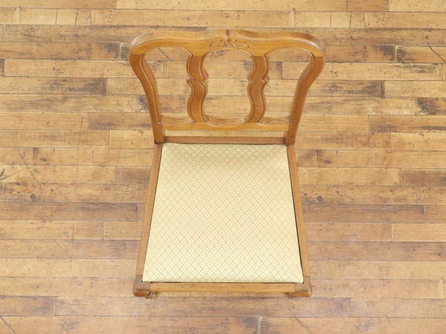 アンティーク 張替済ダイニングチェア 65300