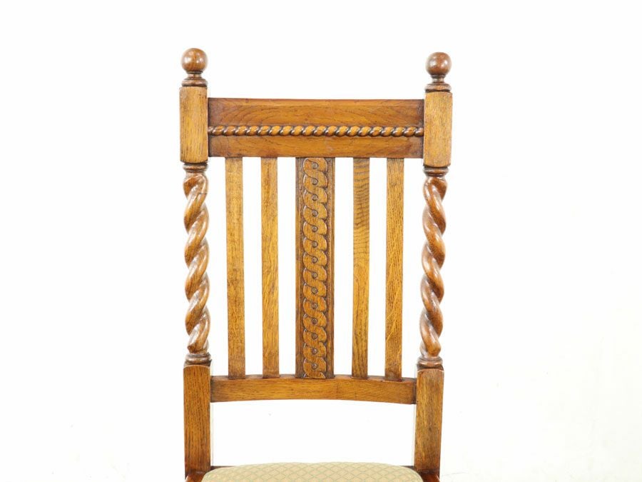 アンティーク家具 張替済ダイニングチェア 80039