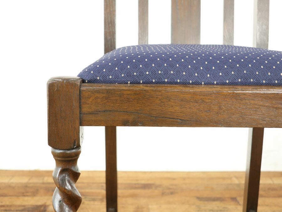 アンティーク家具 張替済チェア 80206