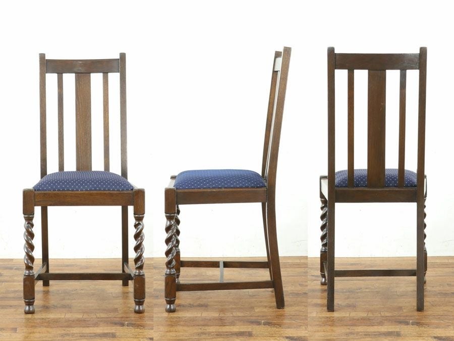 アンティーク家具 張替済チェア 80206