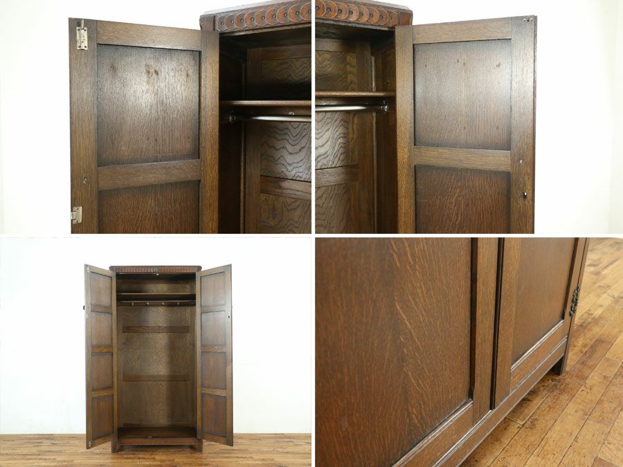 アンティークワードローブ 80030