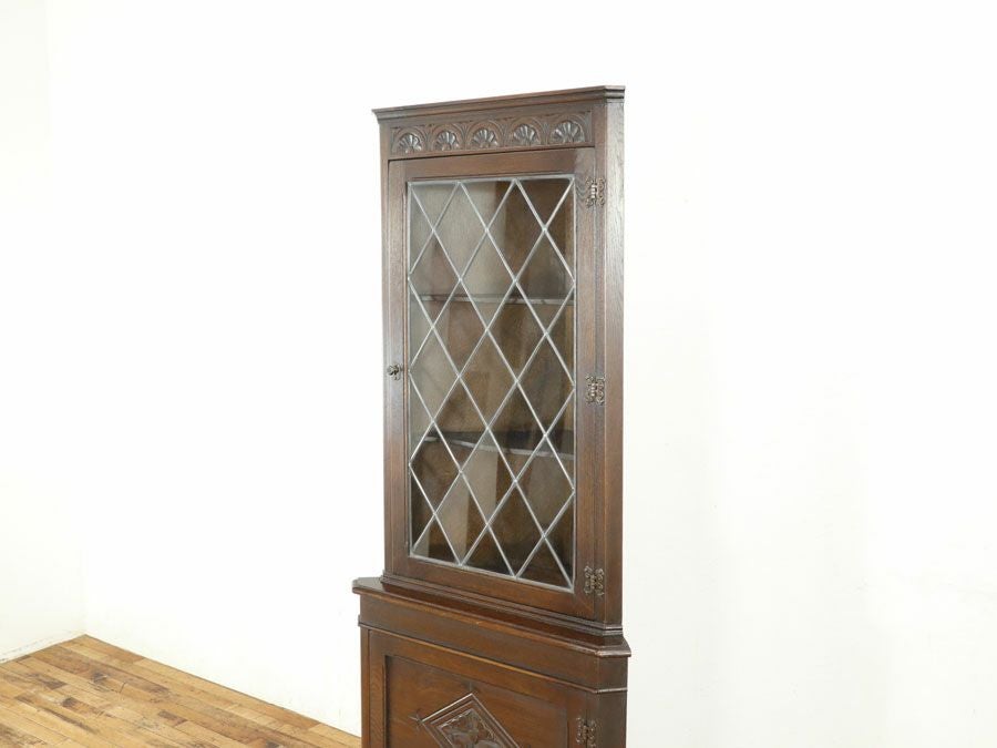 アンティーク家具 コーナーキャビネット 80166