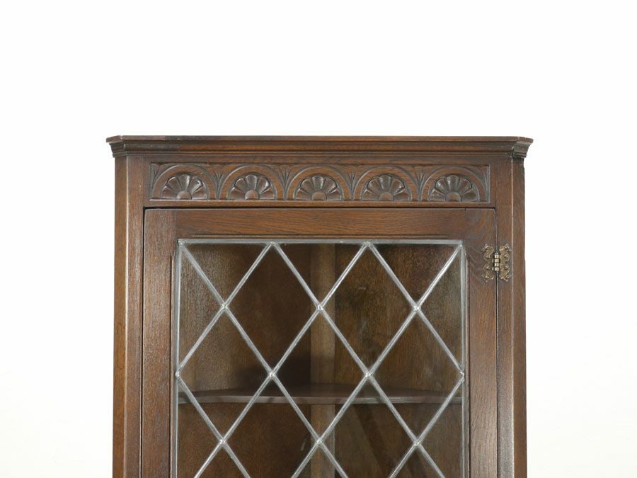 アンティーク家具 コーナーキャビネット 80166