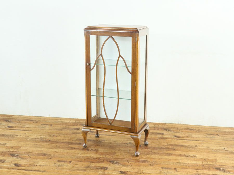 アンティーク クロス張替済ショーケース 80087