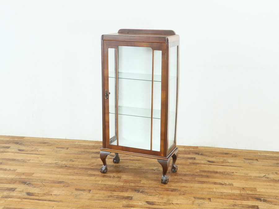 アンティーク クロス張替済ショーケース 80041