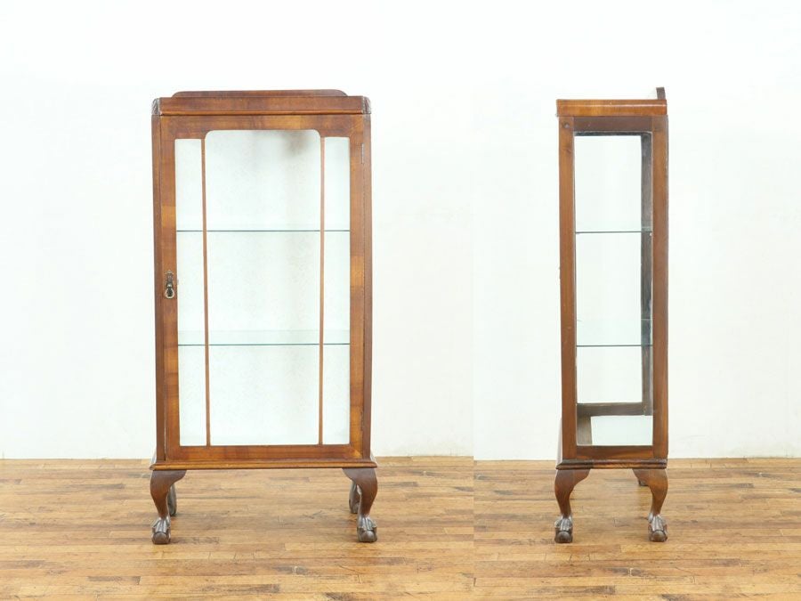 アンティーク クロス張替済ショーケース 80041