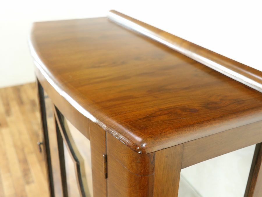 アンティーク クロス張替済ショーケース 80116