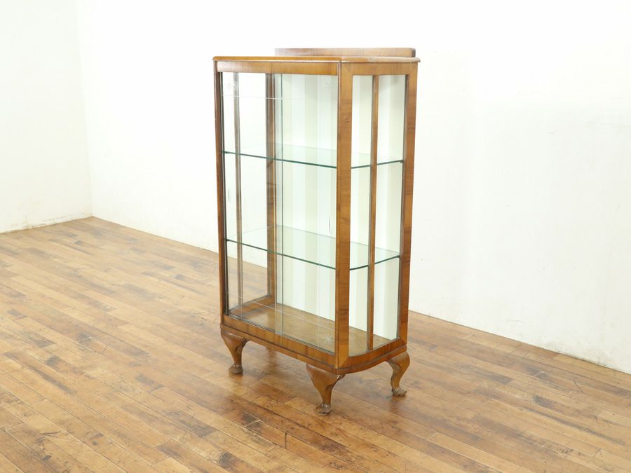 アンティーク クロス張替済ショーケース 80099