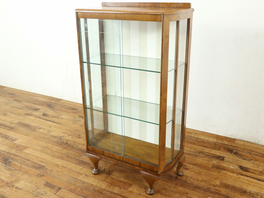 アンティーク クロス張替済ショーケース 80099