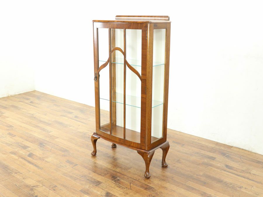 アンティーク クロス張替済ショーケース 80011