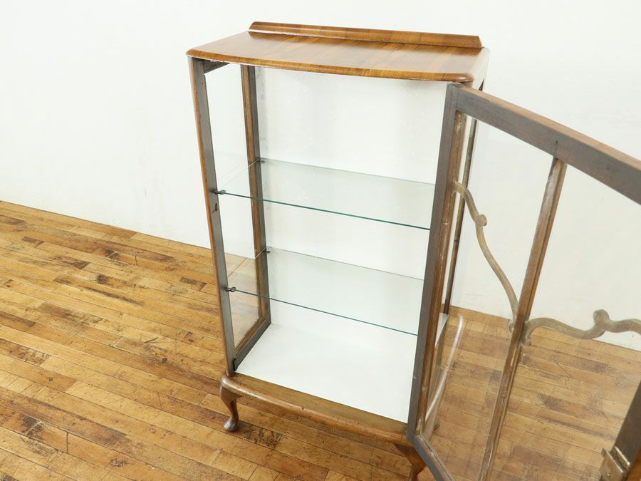 アンティーク クロス張替済ショーケース 80097