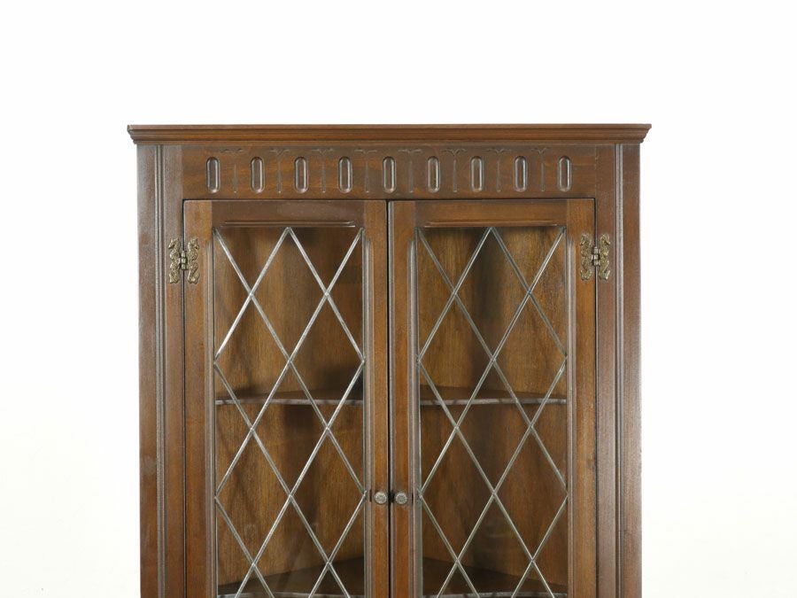 アンティーク家具 コーナーキャビネット 80271