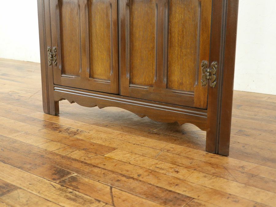 アンティーク家具 コーナーキャビネット 80271