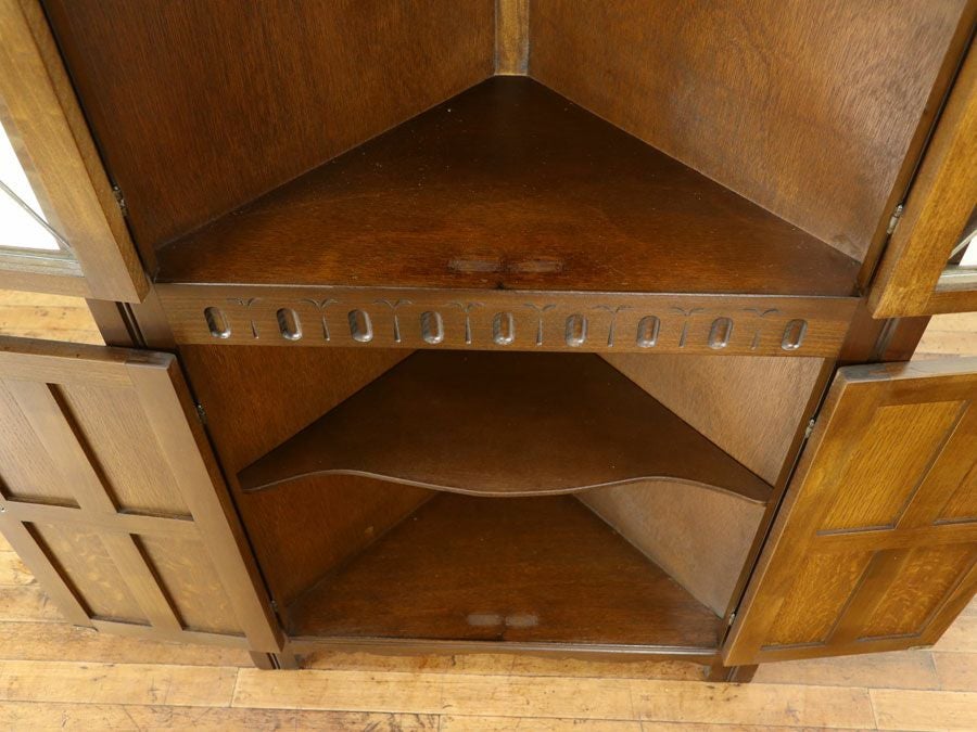 アンティーク家具 コーナーキャビネット 80271