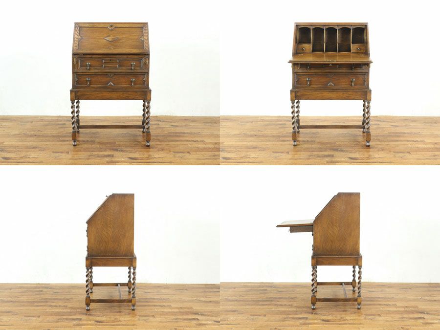 アンティーク家具 ビューロー 80252