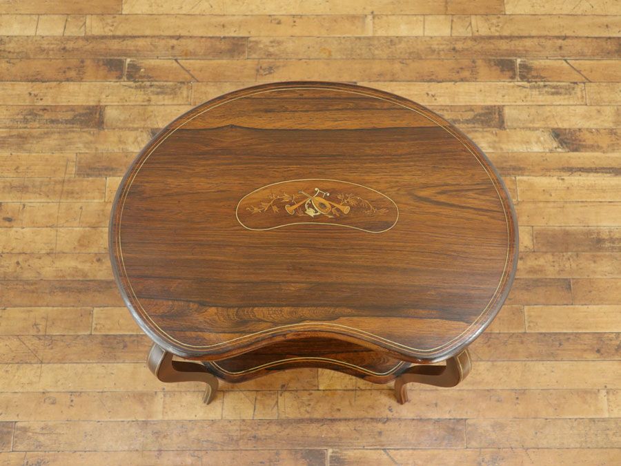 アンティーク家具 キドニーテーブル 80328