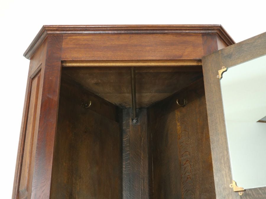 アンティーク家具 コーナーローブ 80323