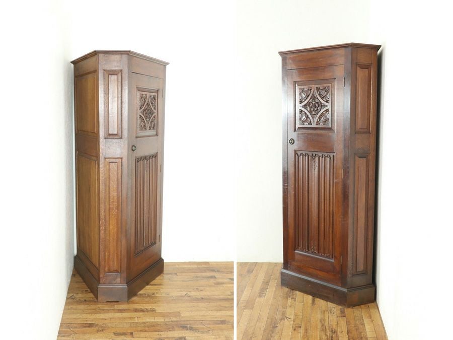 アンティーク家具 コーナーローブ 80323