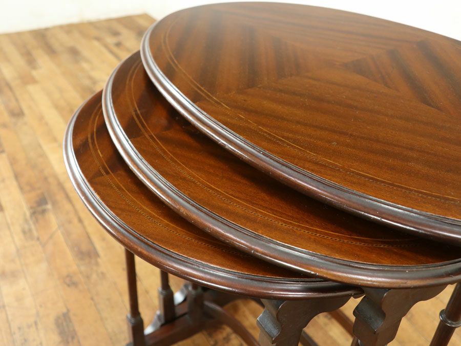 アンティーク家具 ネストテーブル 80327