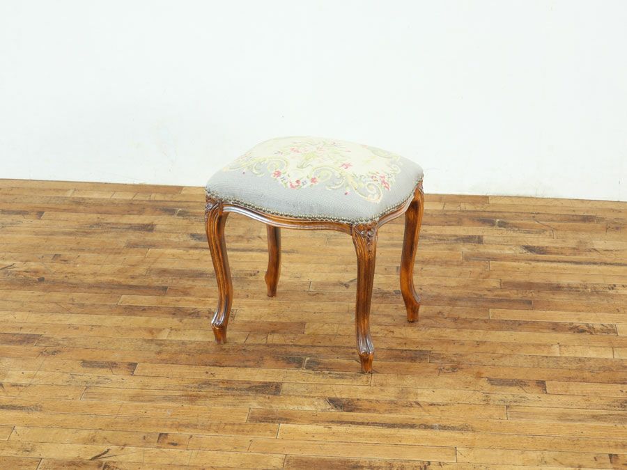 アンティーク家具 スツール 65244a