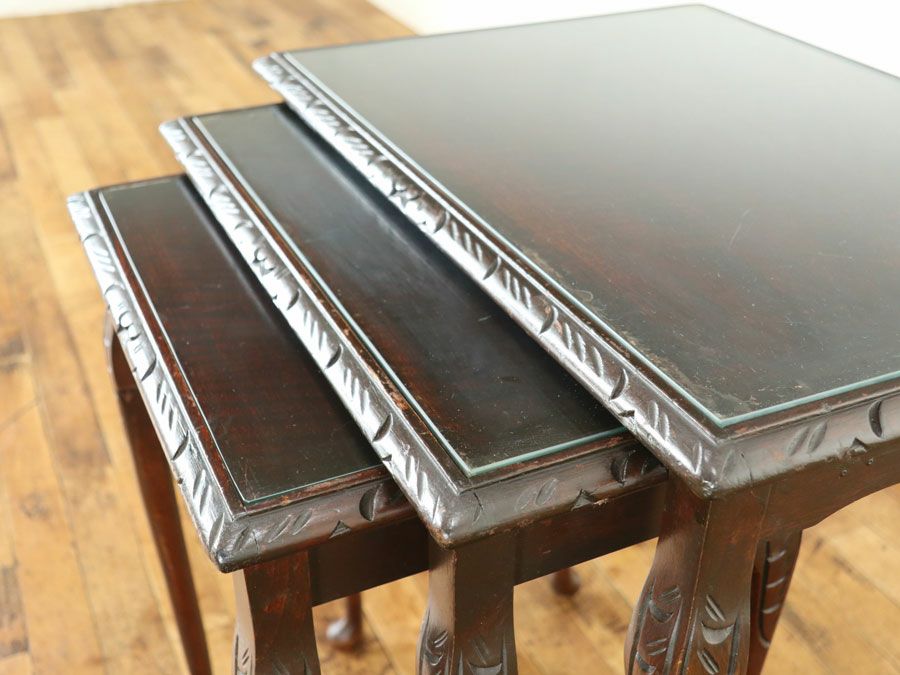 アンティーク家具 ネストテーブル 80231b