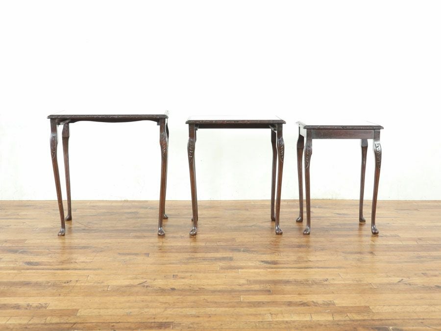 アンティーク家具 ネストテーブル 80231b