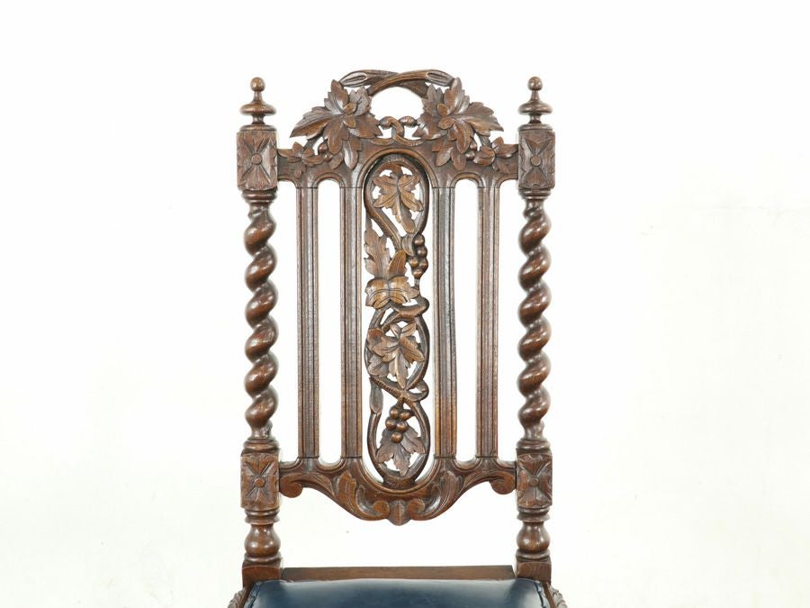 アンティーク家具 張替済チェア 65242