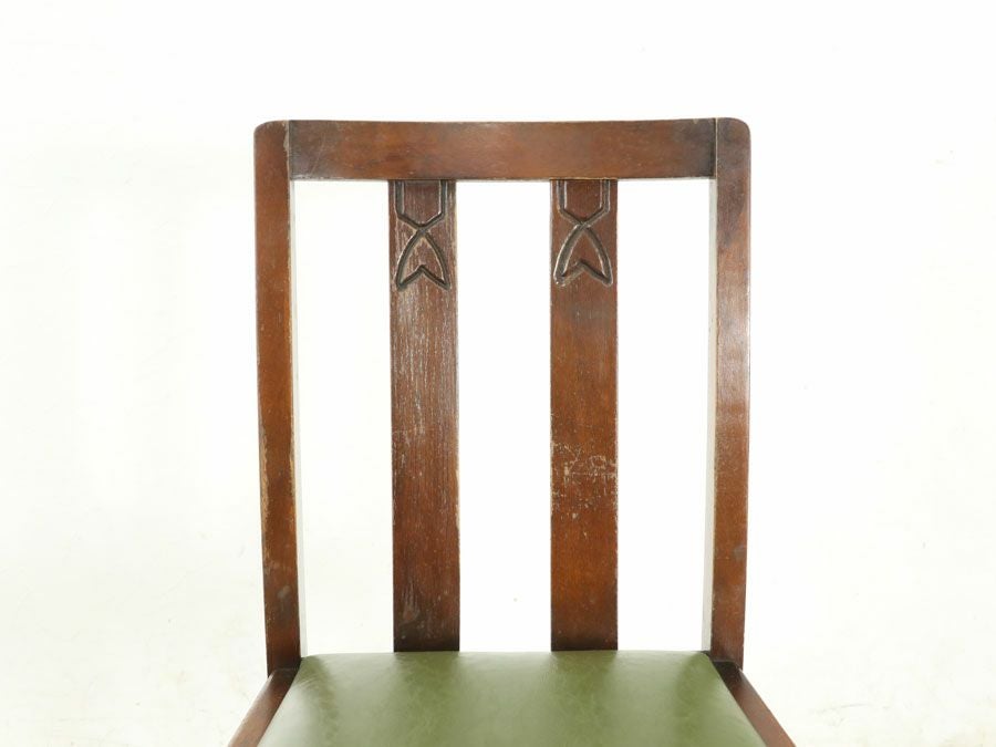 アンティーク 張替済ダイニングチェア 80052a