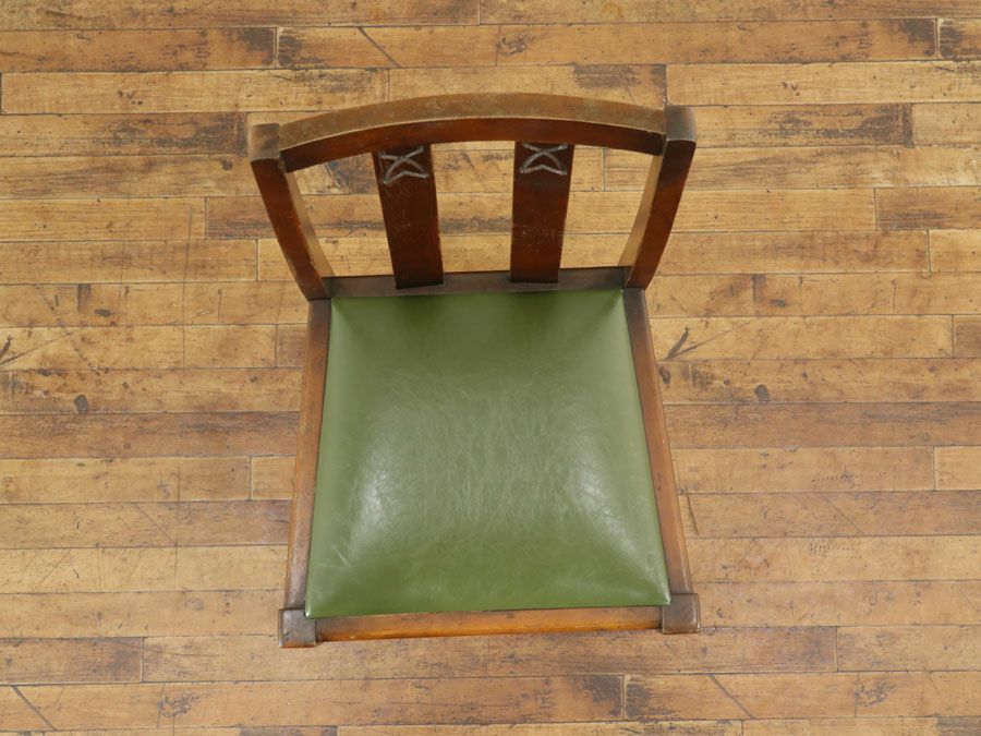 アンティーク 張替済ダイニングチェア 80052a