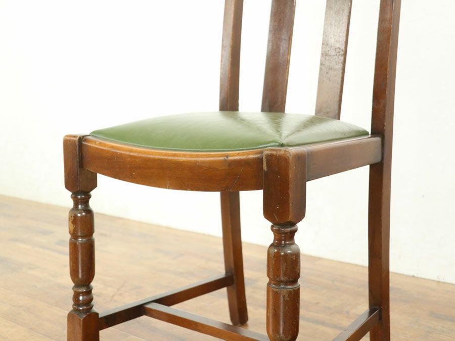 アンティーク 張替済ダイニングチェア 80052a