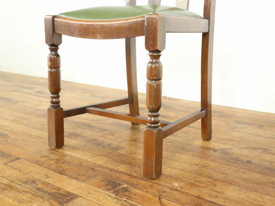 アンティーク 張替済ダイニングチェア 80052a