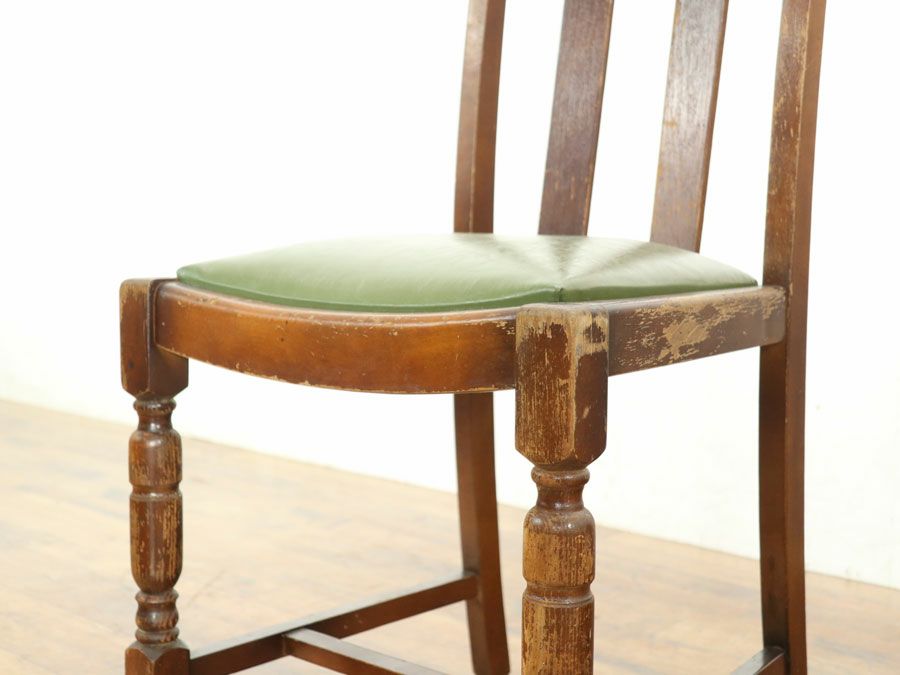 アンティーク 張替済ダイニングチェア 80052b