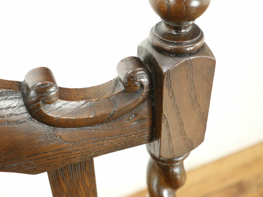 アンティーク家具 張替済アームチェア 80282a