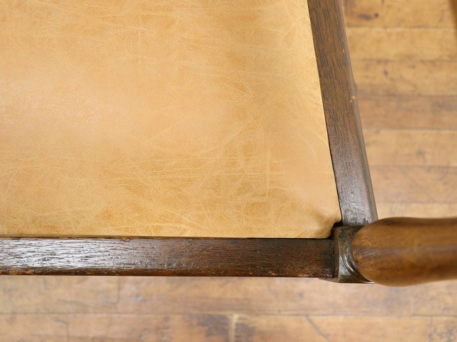 アンティーク家具 張替済アームチェア 80282b